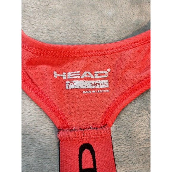 HEAD Ladies Active Tops Pair Sm & Xsm Pink Coral Tank Racer Back - Picture 7 of 12